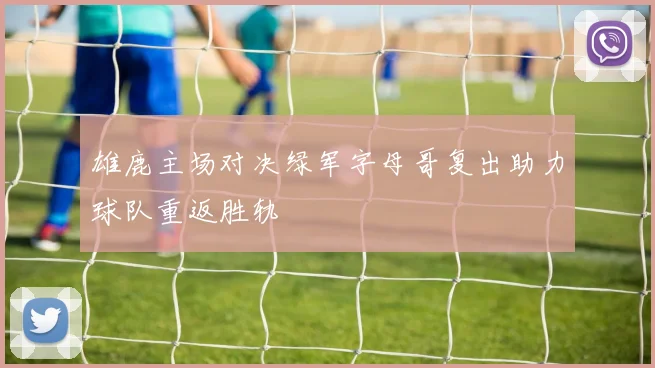 雄鹿主场对决绿军字母哥复出助力球队重返胜轨